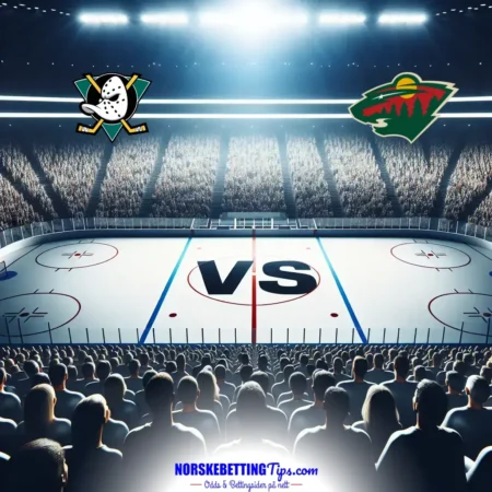 Anaheim Ducks mot Minnesota Wild 03-01-2026 oddstips og analyse