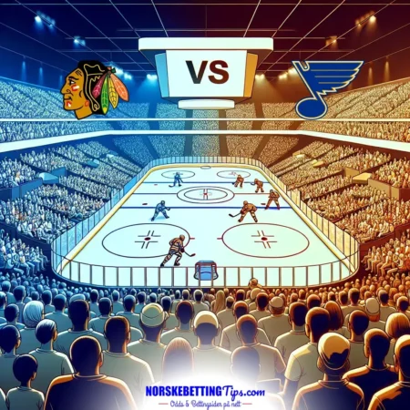 Chicago Blackhawks mot St. Louis Blues 08-01-2026 oddstips og analyse