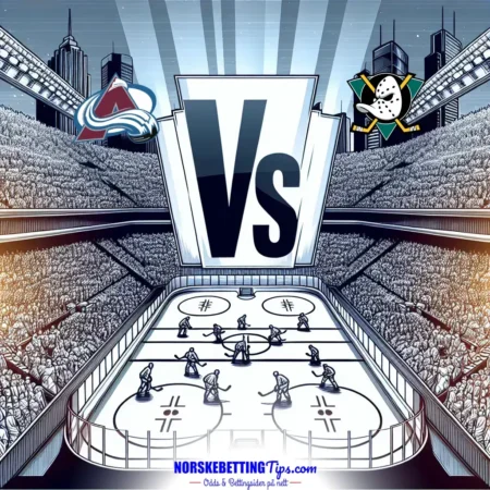 Colorado Avalanche mot Anaheim Ducks 22-01-2026 oddstips og analyse