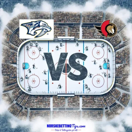 Nashville Predators mot Ottawa Senators 23-01-2026 oddstips og analyse