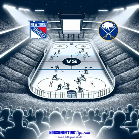 New York Rangers mot Buffalo Sabres 09-01-2026 oddstips og analyse