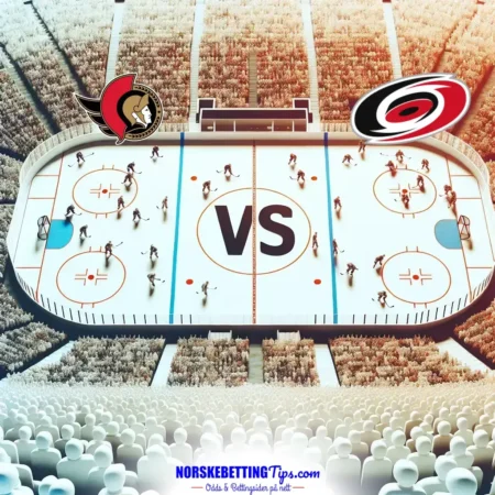 Ottawa Senators mot Carolina Hurricanes 25-01-2026 oddstips og analyse
