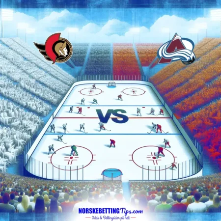 Ottawa Senators mot Colorado Avalanche 29-01-2026 oddstips og analyse