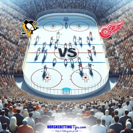 Pittsburgh Penguins mot Detroit Red Wings 02-01-2026 oddstips og analyse