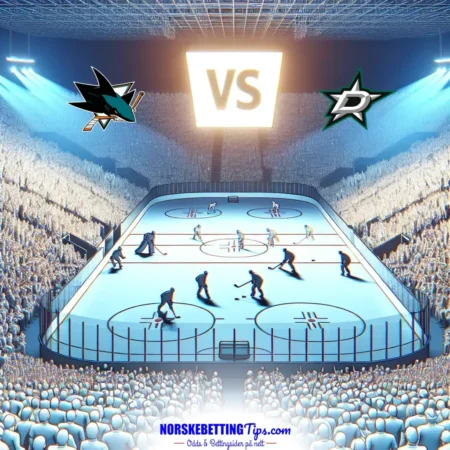 San Jose Sharks mot Dallas Stars 10-01-2026 oddstips og analyse