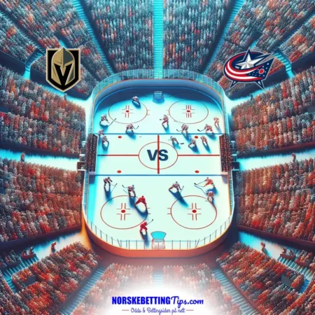 Vegas Golden Knights mot Columbus Blue Jackets 09-01-2026 oddstips og analyse