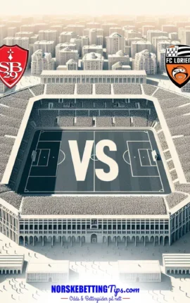 Stade Brestois 29 mot Lorient 07-02-2026 oddstips og analyse
