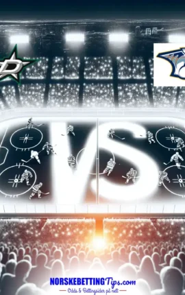 Dallas Stars mot Nashville Predators 01-03-2026 oddstips og analyse