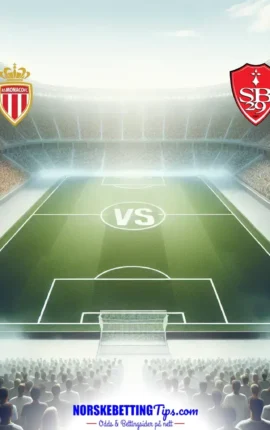 Monaco mot Stade Brestois 29 14-03-2026 oddstips og analyse