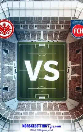 Eintracht Frankfurt mot 1. FC Heidenheim 14-03-2026 oddstips og analyse