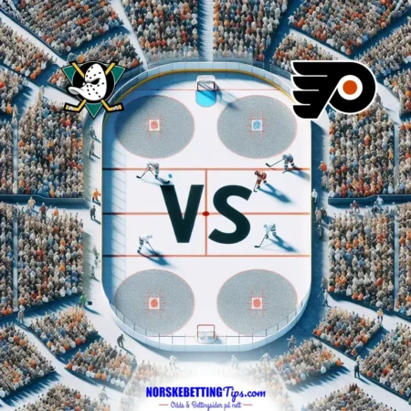 Anaheim Ducks mot Philadelphia Flyers 19-03-2026 oddstips og analyse