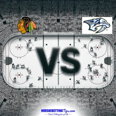 Chicago Blackhawks mot Nashville Predators 22-03-2026 oddstips og analyse