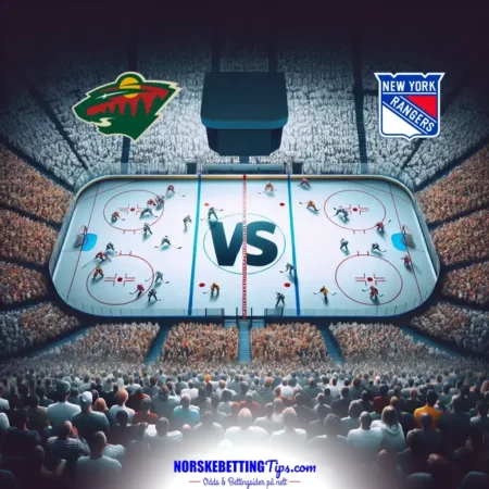 Minnesota Wild mot New York Rangers 14-03-2026 oddstips og analyse