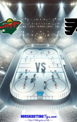 Minnesota Wild mot Philadelphia Flyers 13-03-2026 oddstips og analyse