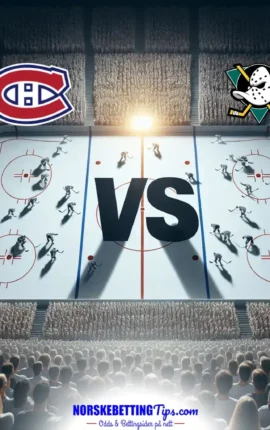 Montreal Canadiens mot Anaheim Ducks 16-03-2026 oddstips og analyse
