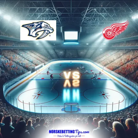 Nashville Predators mot Detroit Red Wings 02-03-2026 oddstips og analyse