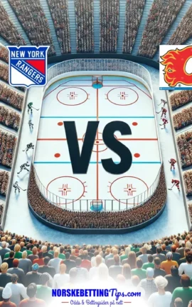 New York Rangers mot Calgary Flames 11-03-2026 oddstips og analyse