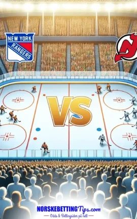 New York Rangers mot New Jersey Devils 01-04-2026 oddstips og analyse