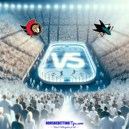 Ottawa Senators mot San Jose Sharks 15-03-2026 oddstips og analyse