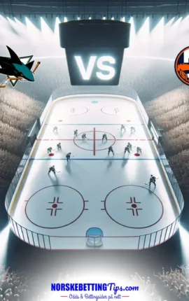 San Jose Sharks mot New York Islanders 08-03-2026 oddstips og analyse