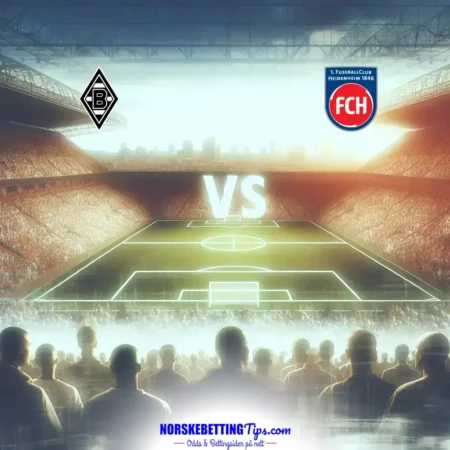 Borussia Mönchengladbach mot 1. FC Heidenheim 04-04-2026 oddstips og analyse