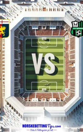 Genoa mot Sassuolo 12-04-2026 oddstips og analyse