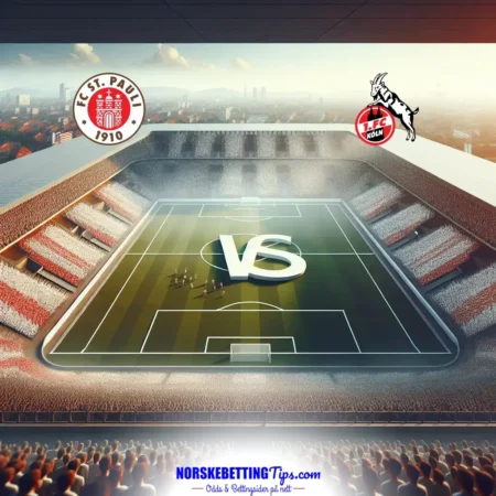 FC St. Pauli mot 1. FC Köln 17-04-2026 oddstips og analyse