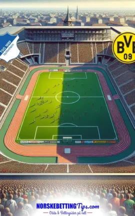 1899 Hoffenheim mot Borussia Dortmund 18-04-2026 oddstips og analyse