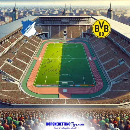 1899 Hoffenheim mot Borussia Dortmund 18-04-2026 oddstips og analyse