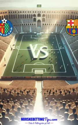 Getafe mot Barcelona 25-04-2026 oddstips og analyse
