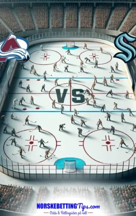 Colorado Avalanche mot Seattle Kraken 17-04-2026 oddstips og analyse
