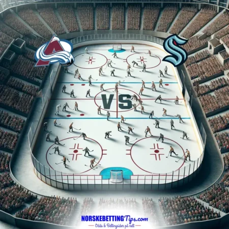 Colorado Avalanche mot Seattle Kraken 17-04-2026 oddstips og analyse