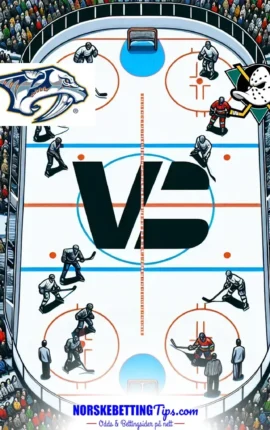 Nashville Predators mot Anaheim Ducks 17-04-2026 oddstips og analyse
