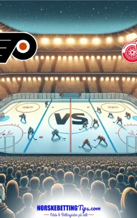 Philadelphia Flyers mot Detroit Red Wings 03-04-2026 oddstips og analyse