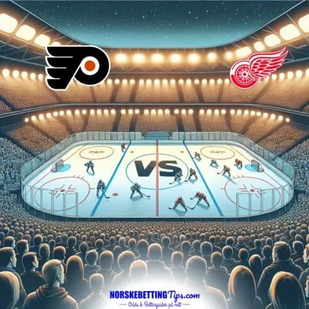 Philadelphia Flyers mot Detroit Red Wings 03-04-2026 oddstips og analyse