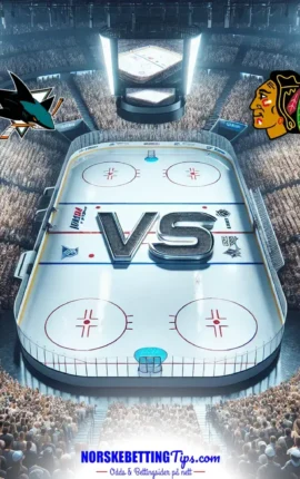 San Jose Sharks mot Chicago Blackhawks 07-04-2026 oddstips og analyse