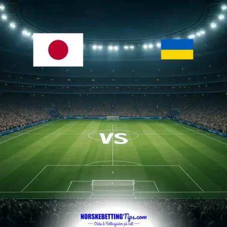 Japan U21 mot Ukraine U21 08-06-2026 oddstips og analyse
