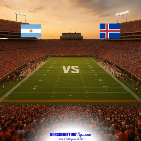 Argentina mot Iceland 10-06-2026 oddstips og analyse