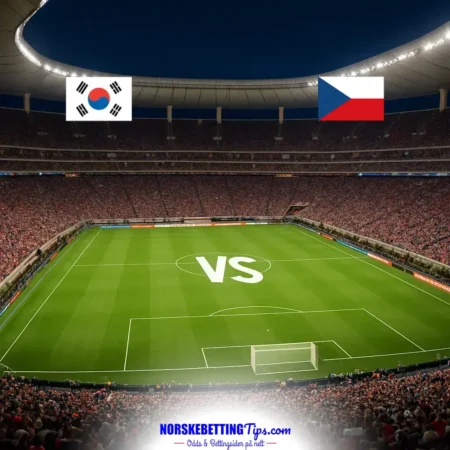 South Korea mot Czech Republic 12-06-2026 oddstips og analyse