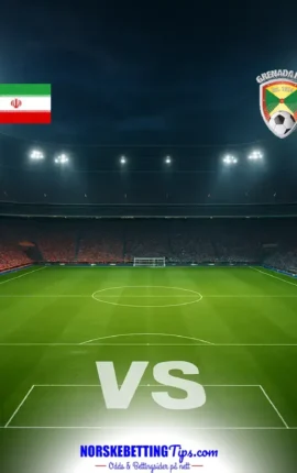Iran mot Grenada 11-06-2026 oddstips og analyse