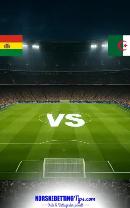 Bolivia mot Algeria 11-06-2026 oddstips og analyse