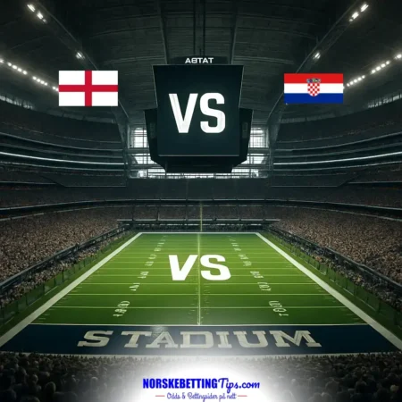 England mot Kroatia 17-06-2026 oddstips og analyse