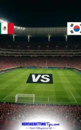 Mexico mot South Korea 19-06-2026 oddstips og analyse