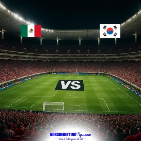 Mexico mot South Korea 19-06-2026 oddstips og analyse