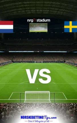 Nederland mot Sweden 20-06-2026 oddstips og analyse