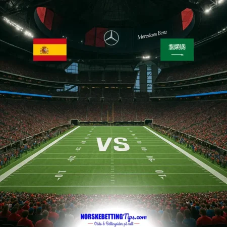 Spania mot Saudi Arabia 21-06-2026 oddstips og analyse