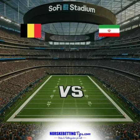 Belgia mot Iran 21-06-2026 oddstips og analyse
