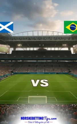 Skottland mot Brazil 25-06-2026 oddstips og analyse