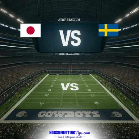 Japan mot Sweden 26-06-2026 oddstips og analyse