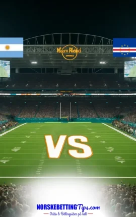 Argentina mot Cape Verde Islands 04-07-2026 oddstips og analyse